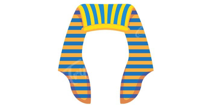 nemes headdress symbol ancient egyptian.webp
